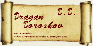 Dragan Doroškov vizit kartica